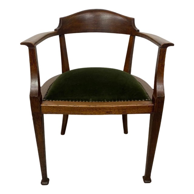 Jugendstil Office Chair, 1890s For Sale