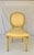 Pop Art Late 20th Century Louis XVI Style Yellow Upholstered Side Chair For Sale - Image 3 of 10