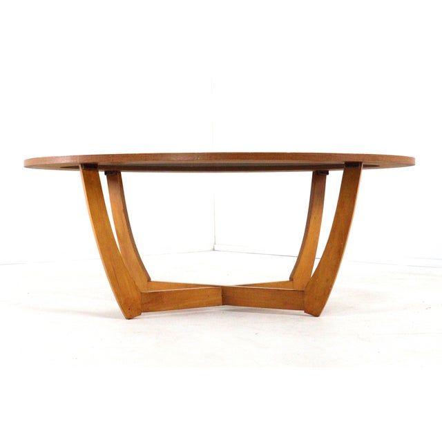 Brown Salford Oval Coffee Table, 1960s For Sale - Image 8 of 8