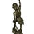 Neoclassical 19th Century French Baillon St. Quentin Vincenti Spelter and Onyx Mantel Clock After Emile Laporte For Sale - Image 3 of 11