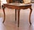 18th Century French Louis XV Walnut Bow-Front Side Table Desk With Drawer For Sale In Dallas - Image 6 of 17