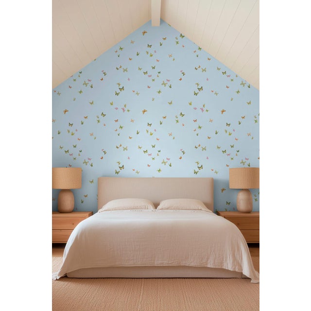 Our Butterfly Grove wallpaper design was inspired by a freshly bloomed English Garden with butterflies fluttering in the...