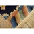 Chinese Small Navy Geometric Antique Chinese Peking Carpet Knotted Wool Rug 1'7'' X 2' For Sale - Image 3 of 9