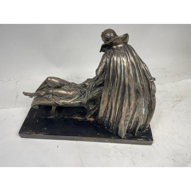 Silver Ancient Liberty Sculpture, 1930s For Sale - Image 8 of 12