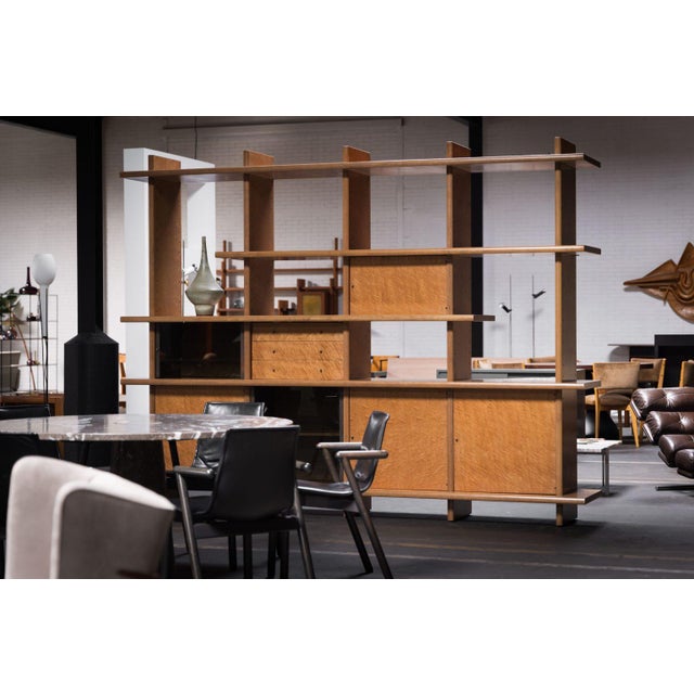 ‘Crossing’ bookcase designed by Giovanni Offredi and manufactured by Saporiti Italia, Italy, 1978. This exceptional and...