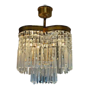 French Gilt Bronze and Crystal Chandelier
