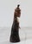 Vintage African Folk Art Sculpture or Doll Carved From Wood and Dark Horn For Sale - Image 4 of 14