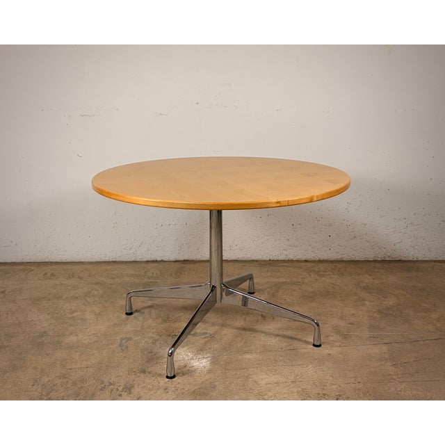 Vintage Contract Table by Charles & Ray Eames for Vitra, 2000s, in Very Good conditions. Designed 1950 to 1959 This piece...