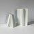1980s 1980s Rosenthal and Thomas Keramik White Porcelain Vases With Pleat Details - Set of Two For Sale - Image 5 of 12