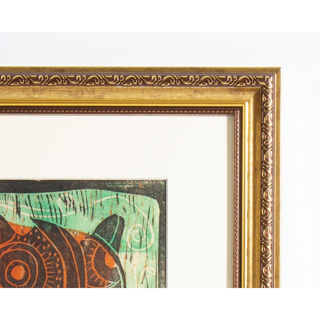 Abstract Relief Print of Bird For Sale In Indianapolis - Image 6 of 7