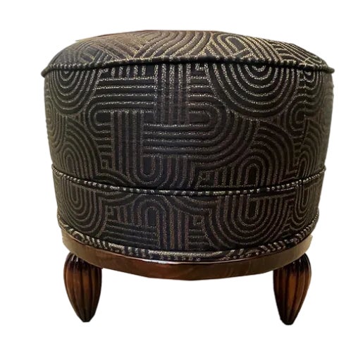 Art Deco Pouf, 1930 For Sale