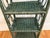 Vintage Green Wicker Shelf With Four Tiers For Sale - Image 6 of 10