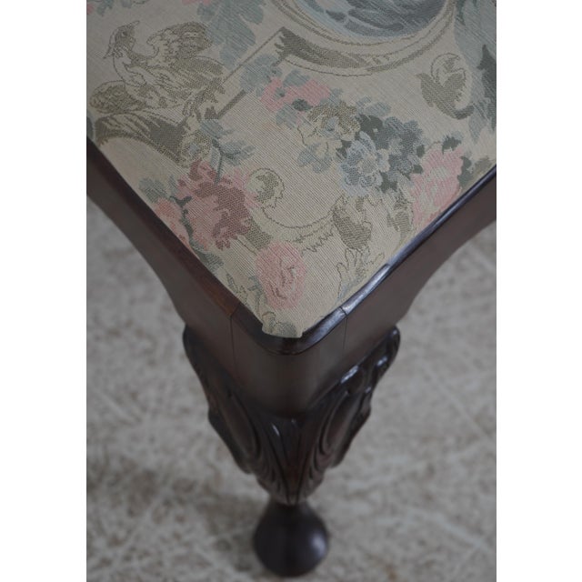 Set of 8 Henredon Mahogany Carved Dining Chairs For Sale - Image 15 of 18