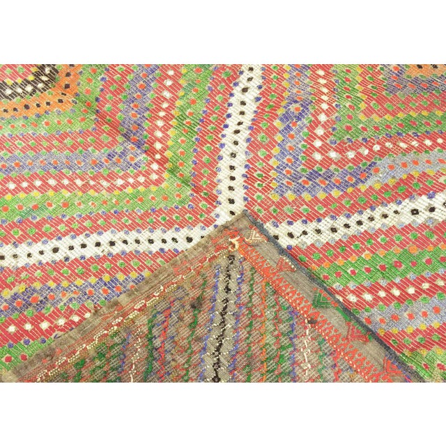 1960s Turkish Kilim For Sale - Image 4 of 4