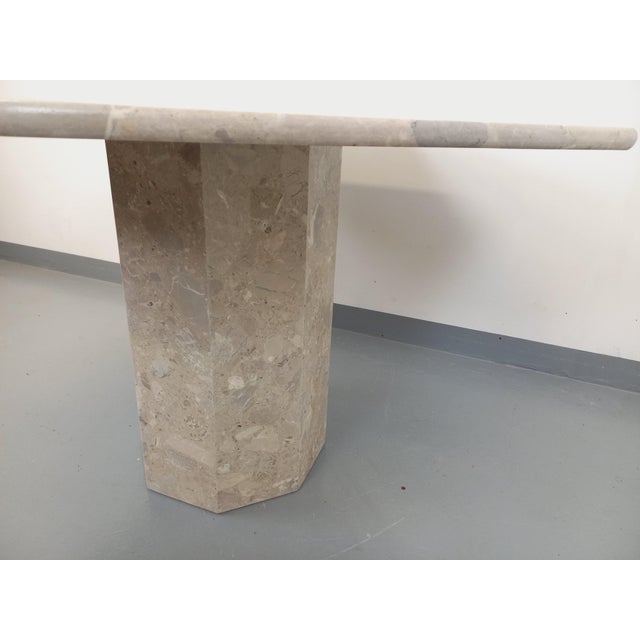 Vintage Octagonal Marble Dining Table, 1970s For Sale - Image 13 of 18