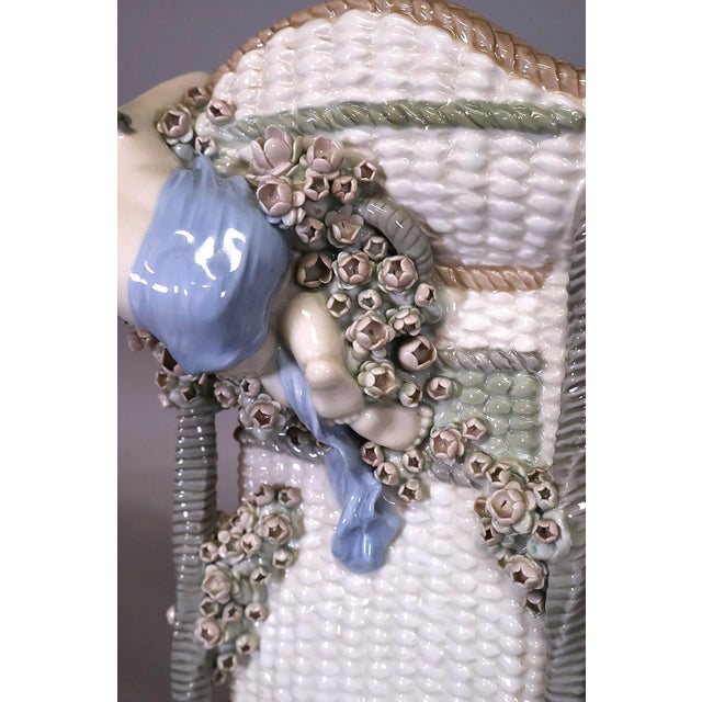 Antique Austrian Amphora Art Nouveau Figural Flower Vase With Putti and Applied Roses For Sale - Image 14 of 17