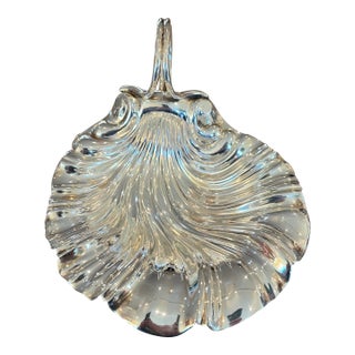 Early 20th Century Mappin and Webb Scalloped Dish For Sale