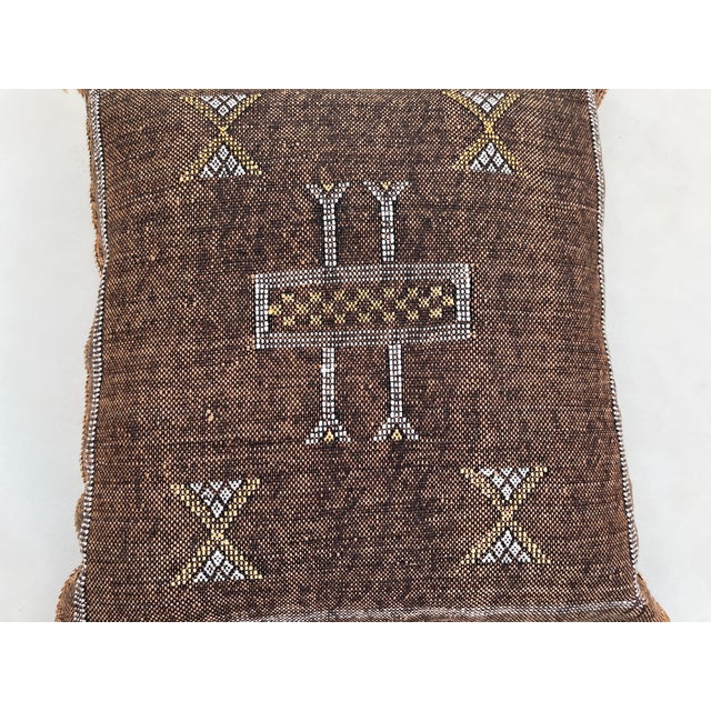 2020s Cactus Sabra Silk Pillow Cover For Sale - Image 5 of 9
