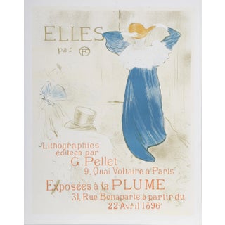 Elles Exhibition Poster, Henri de Toulouse-Lautrec Poster For Sale