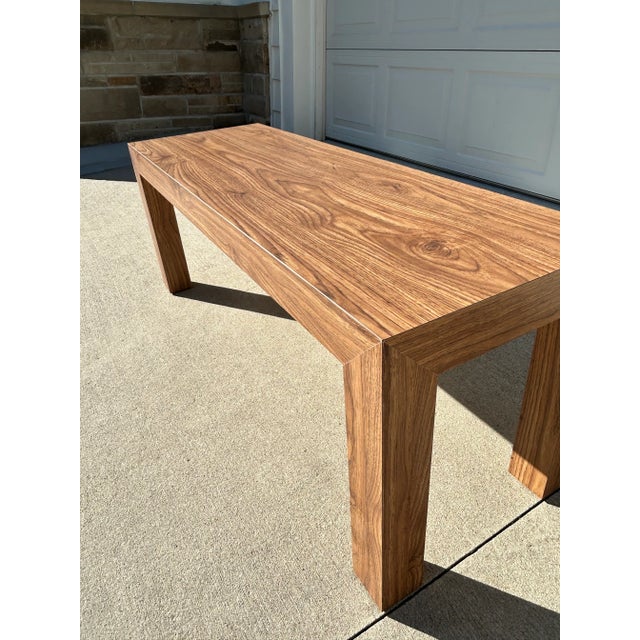 1970s Veneer Parsons Bench For Sale - Image 4 of 9