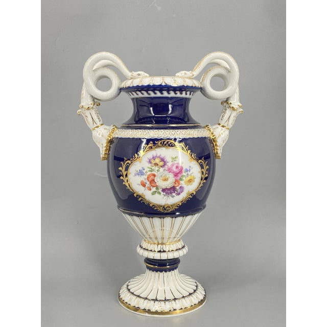 Vase by Ernst August Leuteritz for Meissen Porcelain, 1860 For Sale - Image 14 of 14