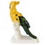 Vintage Large Italian Majolica Ceramic Cockatoo Parrot Sculpture For Sale In San Diego - Image 6 of 17