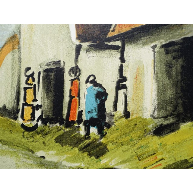 After Maurice De Vlaminck, The Road, 1958, Original Signed Lithograph For Sale - Image 5 of 6