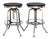 Vintage Rh Chrome & Wood Bar Stool, Pair For Sale - Image 11 of 11