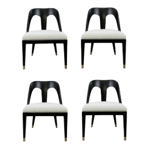 Theodore Alexander Modern Spencer London Dining Chairs Set of 4