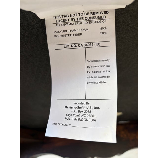 Vintage Maitland Smith Chippendale Armchairs (Set of 4) For Sale - Image 16 of 16