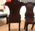Pair of Hand Carved Mahogany Armorial Hall Chairs For Sale - Image 4 of 12