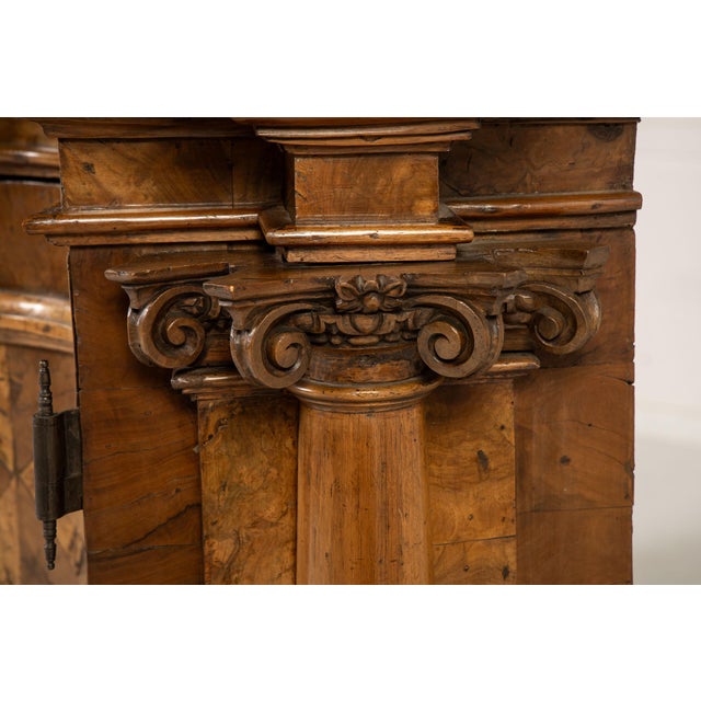 Italian Walnut Side Cabinet, 19th Century For Sale - Image 12 of 13