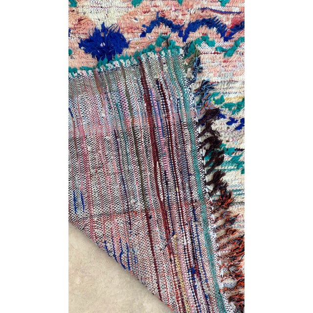 Textile 1980s Handknotted Moroccan Rug - 3'9" X 7'10" Ft For Sale - Image 7 of 10