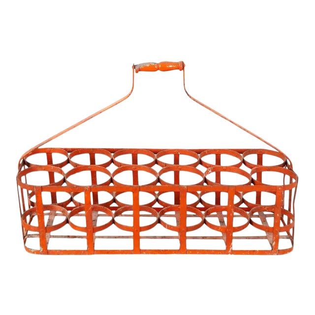 French Early 20th Century Bottle Carrier For Sale