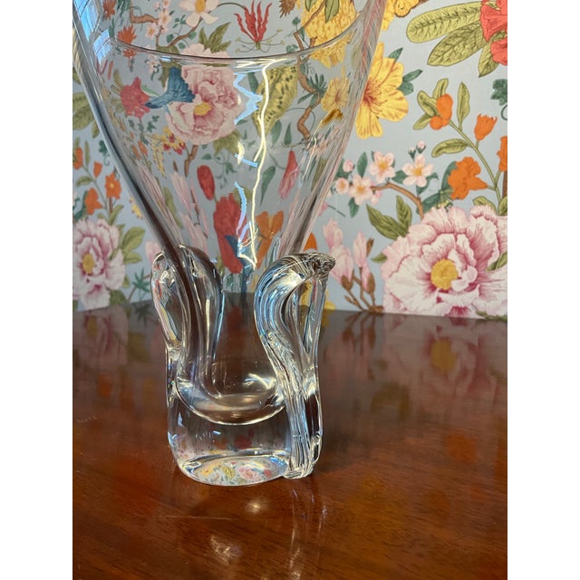 Stuben Mid 20th Century Steuben Flower Vase For Sale - Image 4 of 5