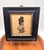 Black 1920s W. Phelps Silhouette Portrait, Woman in Riding Hat, Borghese Frame For Sale - Image 8 of 9