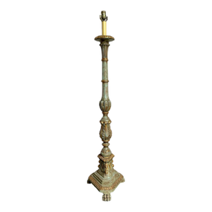 Vintage Regency Sarreid Gilt Tipped Floor Lamp