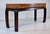 Chestnut Ming Campaign Style Burl-Wood Console Table For Sale - Image 8 of 11