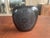 Native American Native American Navajo Marvin Blackmore Black Pottery Oval Vase For Sale - Image 3 of 6