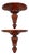 Antique Neoclassical Carved Mahogany Wall Shelves - A Pair For Sale