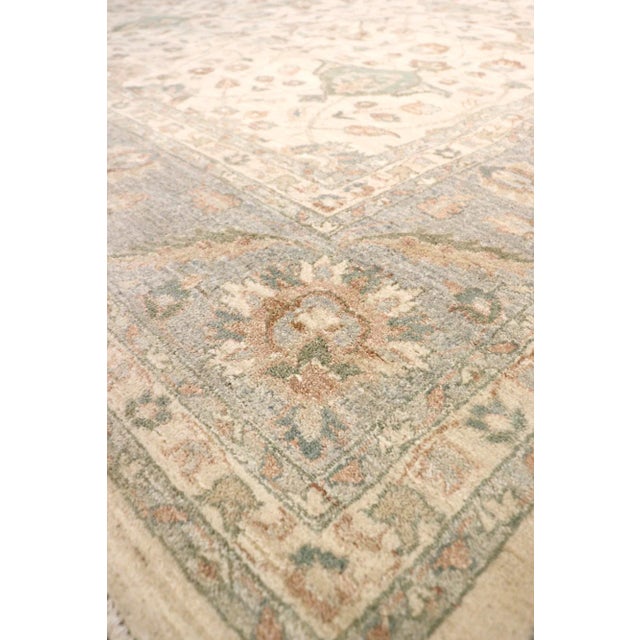Pasargad Home Sultanabad Wool Area Rug, 11'10" X 15' 0", Ivory For Sale - Image 4 of 7