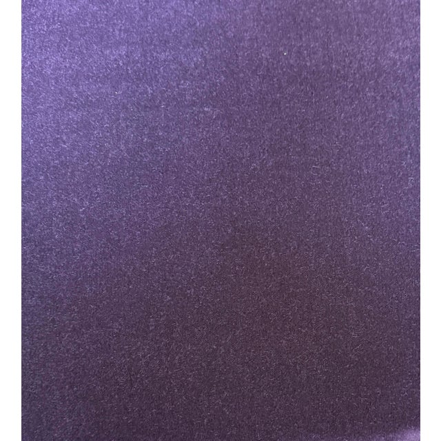 2.5 Yards of Brentano Empire Concord Grape Purple Mohair Fabric