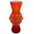 Red Vintage Red/White Cased Glass, Scandinavian Hooped Vase For Sale - Image 8 of 8