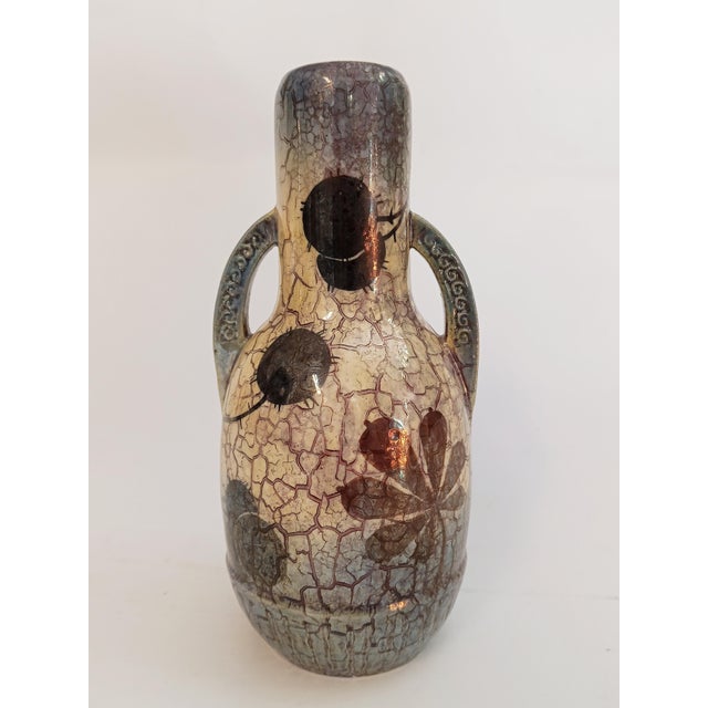 Ceramic Amphora Vase from Royal Dux, 1900s For Sale - Image 3 of 9