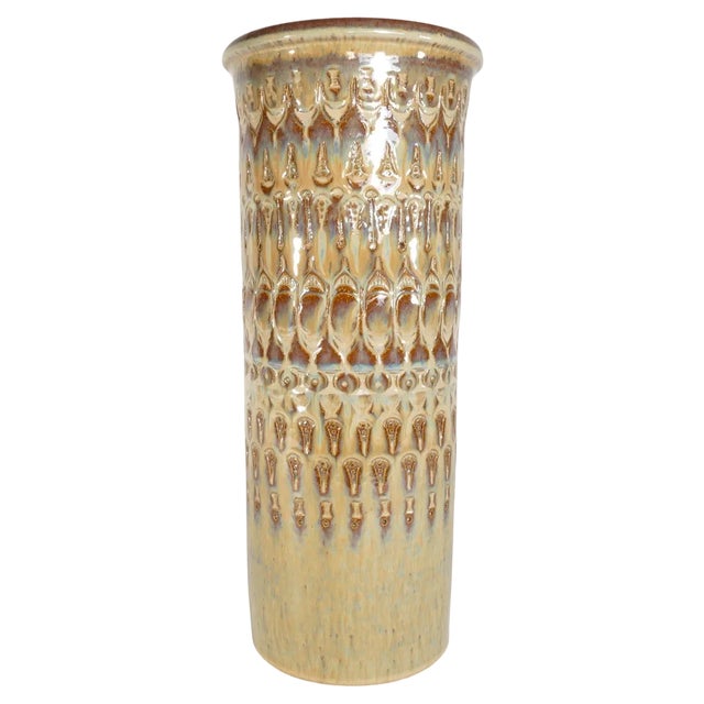 Scandinavian Modern Stoneware Floor Vase from Søholm Stoneware, 1960s For Sale