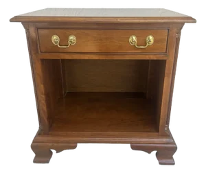 Stickley Brothers Solid Cherry Nightstand Sidetable