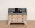 19th-Century Swedish Bureau With Carved Columns And Blue-Painted Interior For Sale - Image 9 of 13