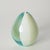 Green Vase in Gradient Teal, White and Green Murano Glass attributed to Salviati, Italy, 1970s For Sale - Image 8 of 14