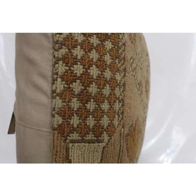 Persian Soumac Rug Pillow For Sale - Image 4 of 4