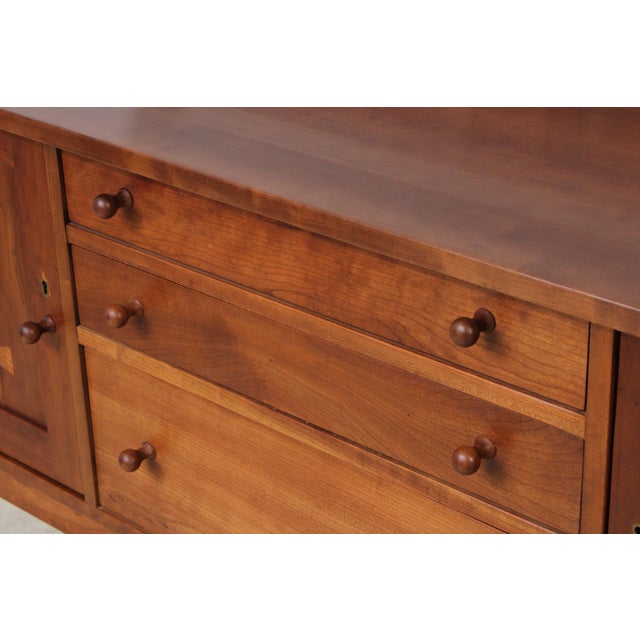 Stickley Cherry Arts & Crafts Mission Sideboard For Sale - Image 12 of 18